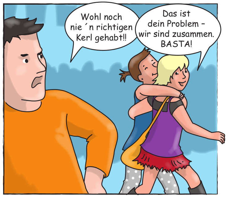 Ausschnitt Comic Das ist dein Problem