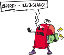 Sperre Lebenslang!