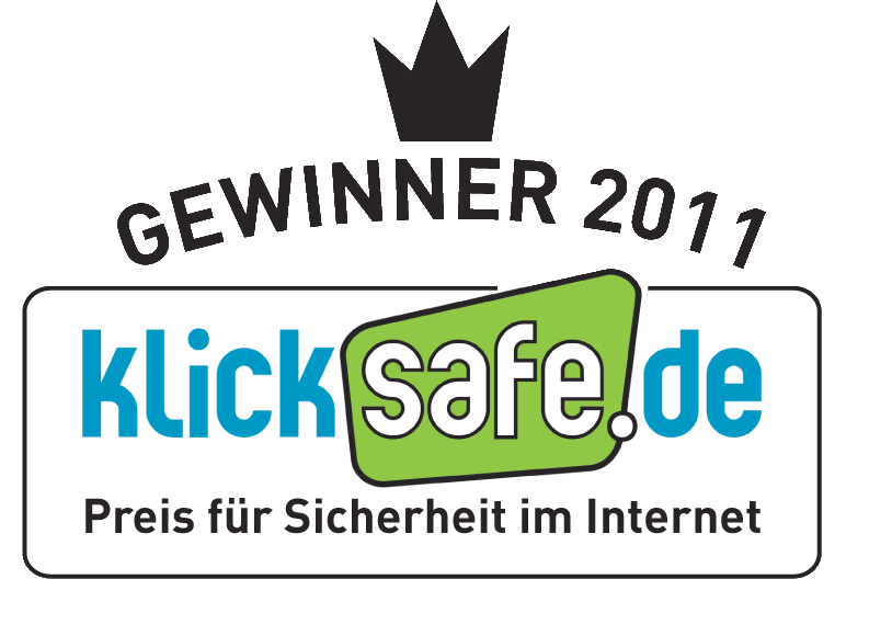klicksafe Gewinner 2011 - Preis für Sicherheit im Internet