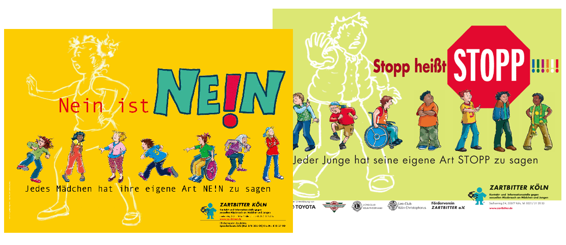 Nein ist Nein! und Stopp heit Stopp! 